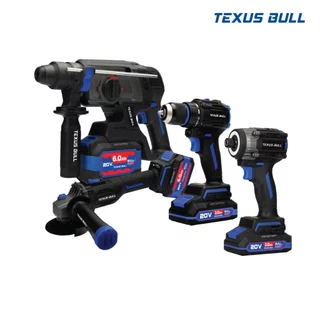 🔥Combo Set รุ่นใหม่2026🔥 สว่านโรตารี่ Texus bull TX-8457 เครื่องเจียร สว่านกระแทก สว่านไขควง