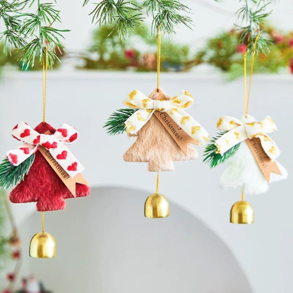 กระดิ่งห้อยประตู Christmas bell แขวนประตู หน้าต่าง ตกแต่งบ้าน ประดับต้นไม้คริสต์มาส กระดิ่งใช้งานได้จริง ส่งจากไทย!!!