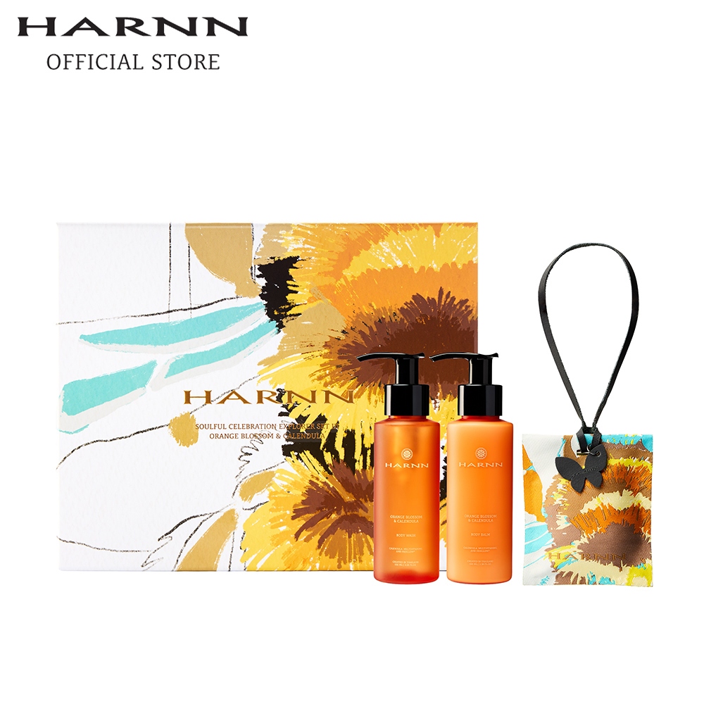 HARNN SOULFUL CELEBRATION EXPLORER SET ORANGE BLOSSOM & CALENDULA