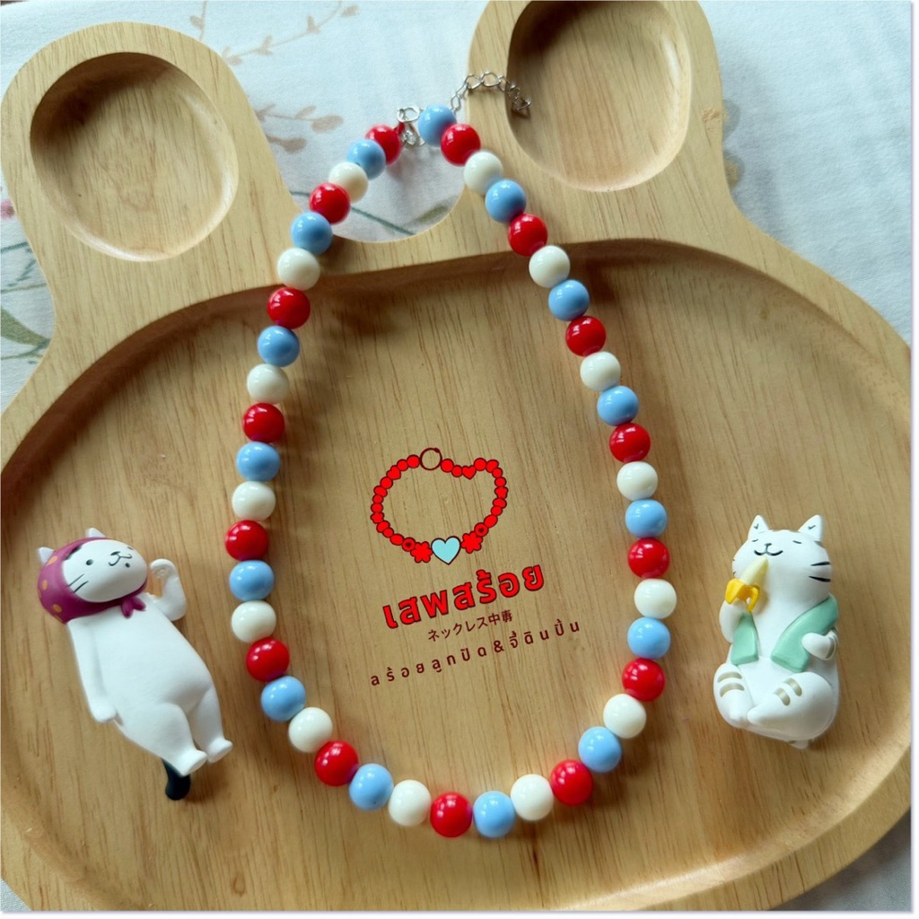 สร้อยลูกปัดกลม 10 มิล โทนแคนดี้ ซัมเมอร์❤️ งานแฮนเมด  ️  By.เสพสร้อย❤️ ราคา ถูกที่สุด ดีลบีเคเค แกลเลอรีภาพที่ 6