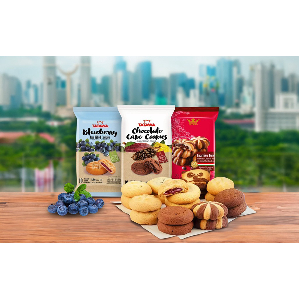 Tatawa soft cookies brownie matcha/ strawberry 100 กรัม ทาทาวา ซอฟคุกกี้บราวนี่