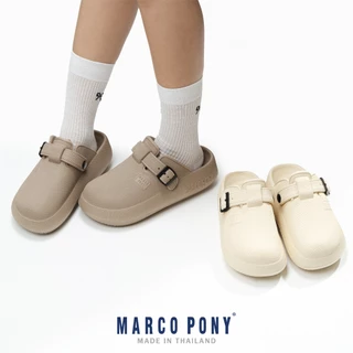 Marco Pony รองเท้าแตะผู้หญิง กันลื่น รองเท้าแตะหัวโต พื้นหนา วัสดุ EVA สะดวกสบายทุกฤดู ลำลอง MH9029
