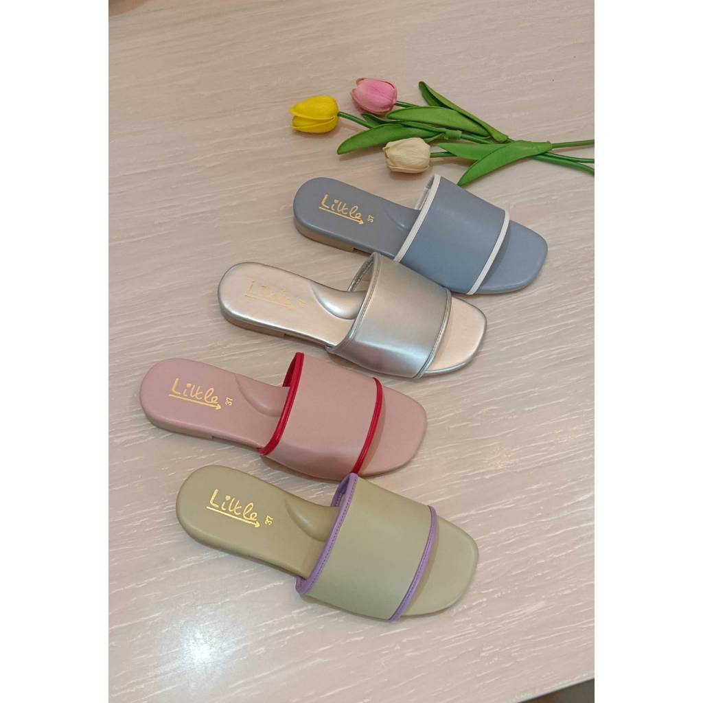 LT Design รองเท้าแฟชั่น ผู้หญิง แตะเสริมส้นนุ่มใส่สบาย รุ่น LT-25