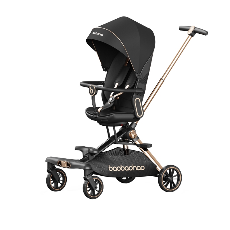 baobaohao V16 รถเข็นเด็ก รถเข็นเด็กพกพา หน้า-หลัง 2 ทิศทาง พับเก็บได้ นั่ง/เอน/นอน นำขึ้นเครื่องบินไ