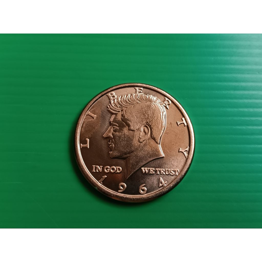 John F. Kennedy 1 Ounce Copper Medal 1964  (4เซน)