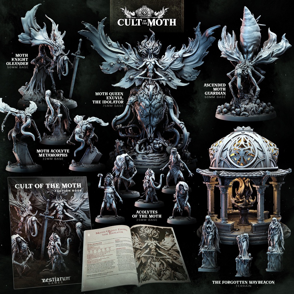Cult of the Moth - proxy miniature สำหรับ Trench Crusade [ผลิตภายใน 1-3 วัน]