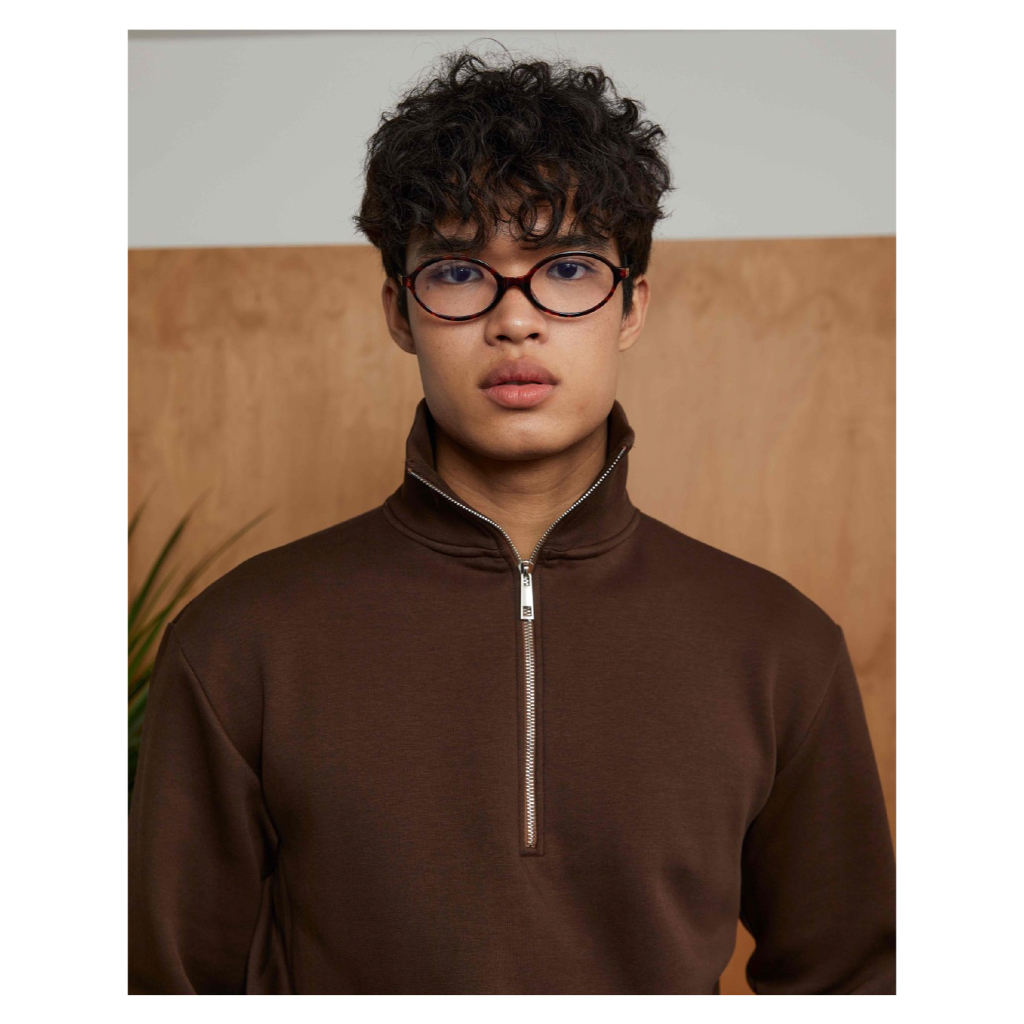 Pmith - Reid Sweatzip Brown