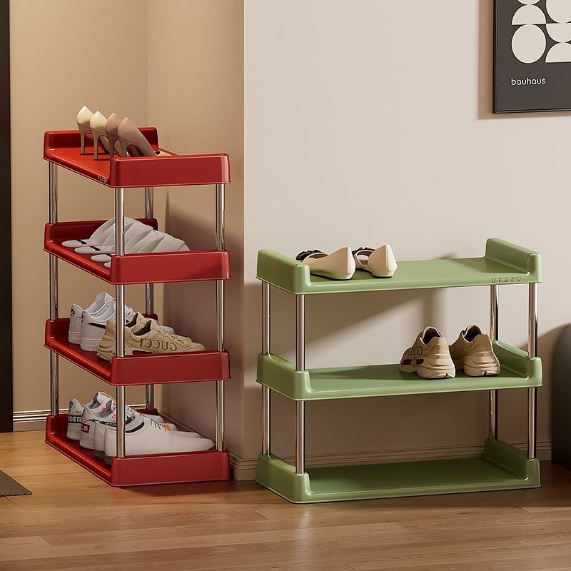 Ubear ชั้นวางรองเท้า 3/4/5ชั้น  เพิ่มขนาด เพิ่มเติม สีขาว/เขียว/แดง มีให้เลือกหลากหลายชั้น ประหยัดพื