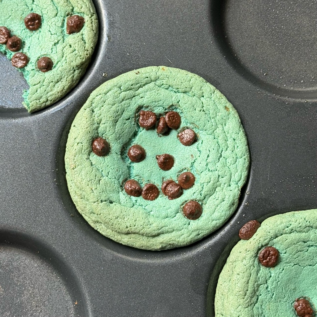Soft Cookies รส Mint Choc (มินต์ช็อก) ชิ้นใหญ่เท่าฝ่ามือ | Oven Talk