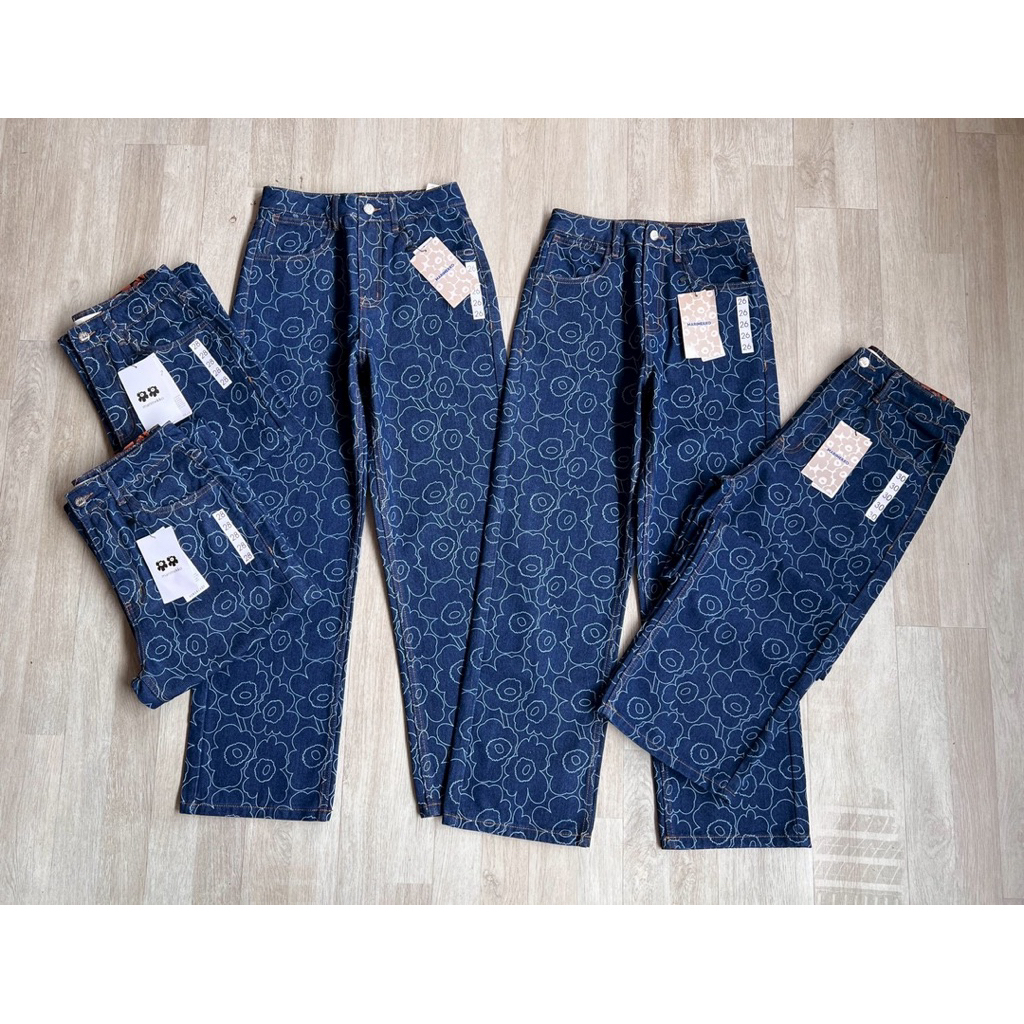 กางเกงยีนส์ Marimekko Jeans baggy