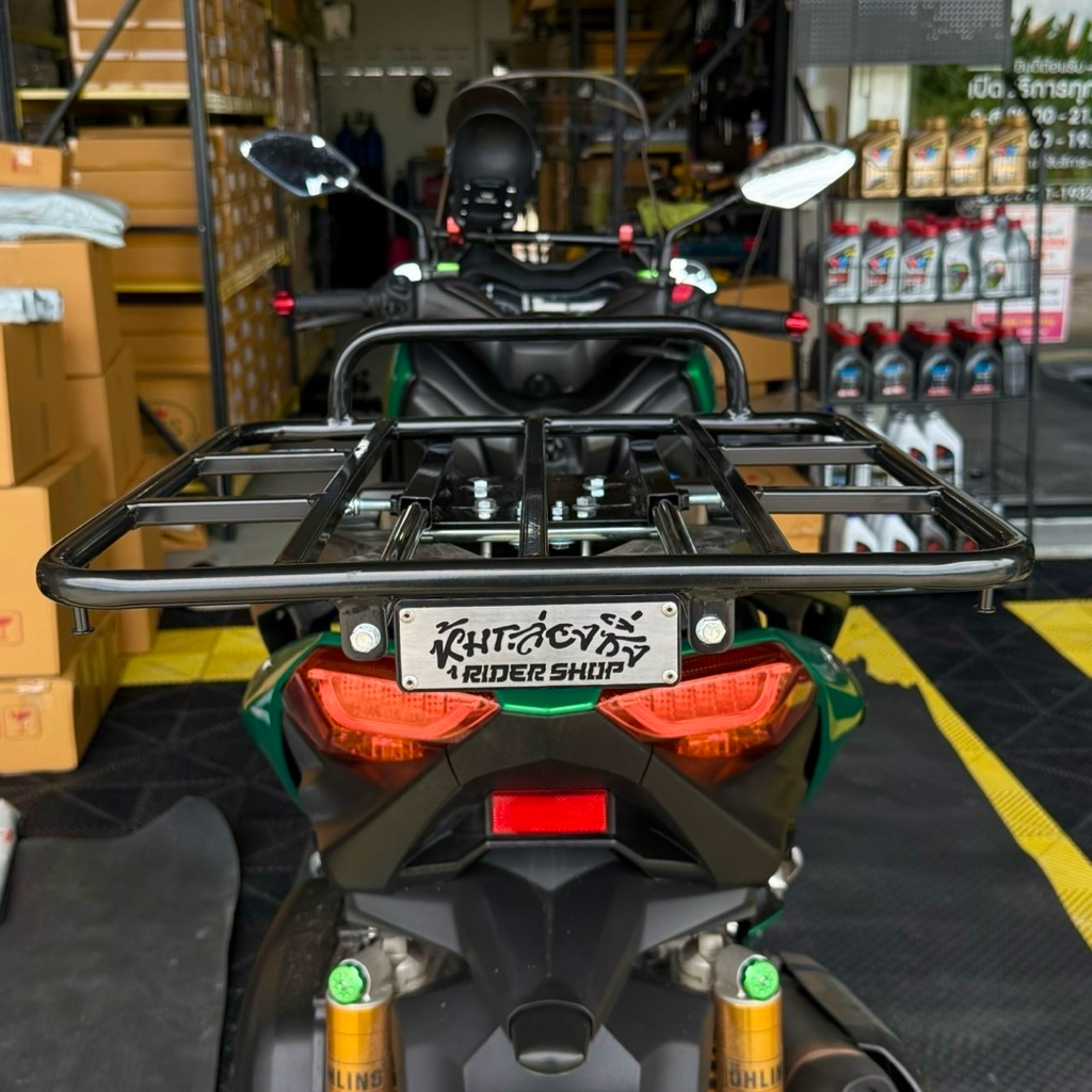 ถาดสไลด์>>สำหรับไรเดอร์<<ใส่กับมอเตอร์ไซต์ที่มีแร็คท้ายได้ทุกรุ่น - รูปที่ 5