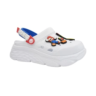 Skechers สเก็ตเชอร์ส รองเท้าผู้หญิง Women Nintendo Foamies Max Cushioning Shoes - 800031-WHT