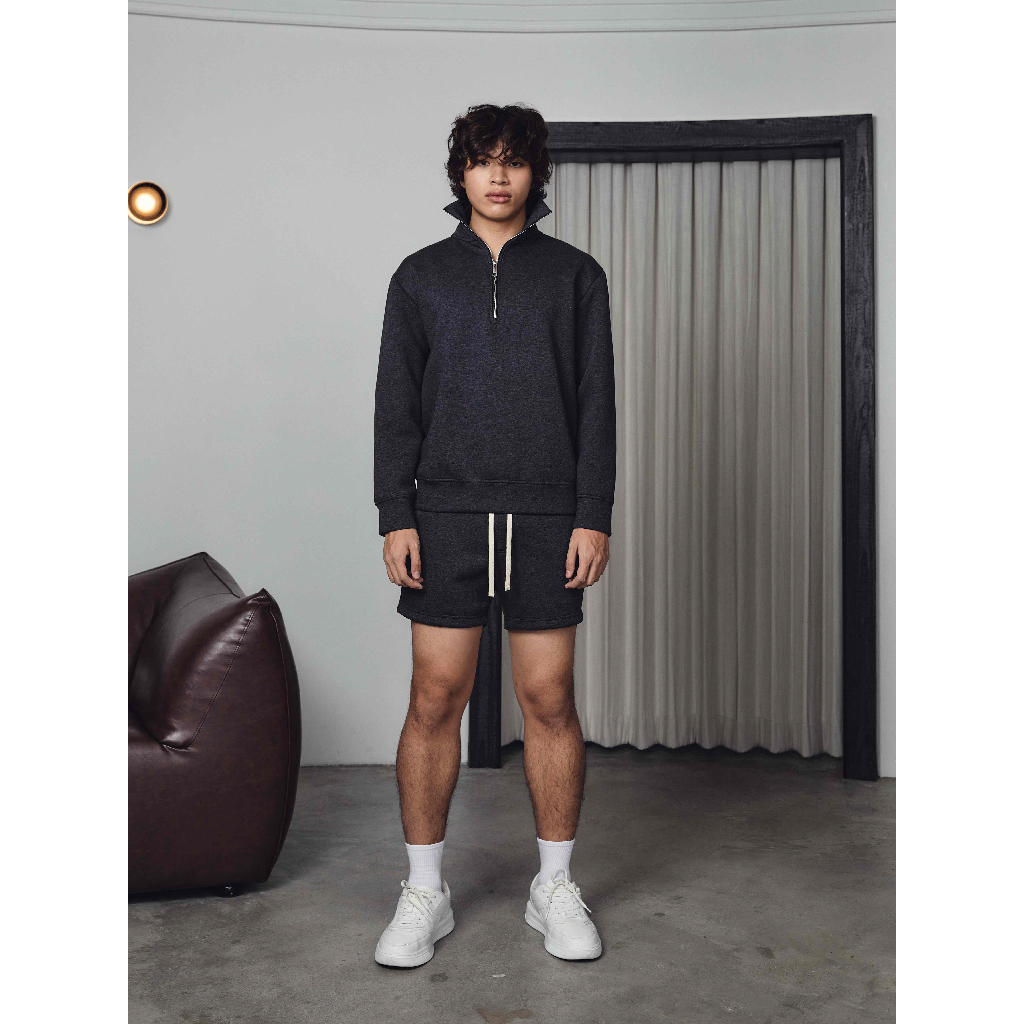 Pmith - Jude Summer Sweatshorts - Dark Heather