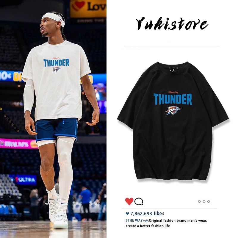 [พร้อมส่ง]Yuki แต่งตัวเท่ๆ 🏀เสื้อยืดผู้ชายแขนสั้นเสื้อบาสเก็ตบอลกีฬา ใส่ได้ทั้งชายหญิง ขนาดS-3XL