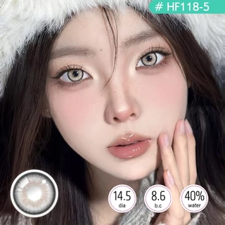 【Buy 5 Get 1 Free】คอนแทคเลนส์ Light Gray (Shining big eyes)🌷 6เดือน ใส่สวยทุกโอกาส COCOLA,HF118-5