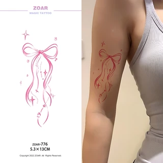 !!ส่งจากไทย!! มาในรูปแบบสีสันสดใส จี๊ดจ๊าดกระแทกใจ รอยสักกันน้ำ cute tattoo สติกเกอร์รอยสักสีสันสดใส ติดทนนาน ไม่หลุดลอก