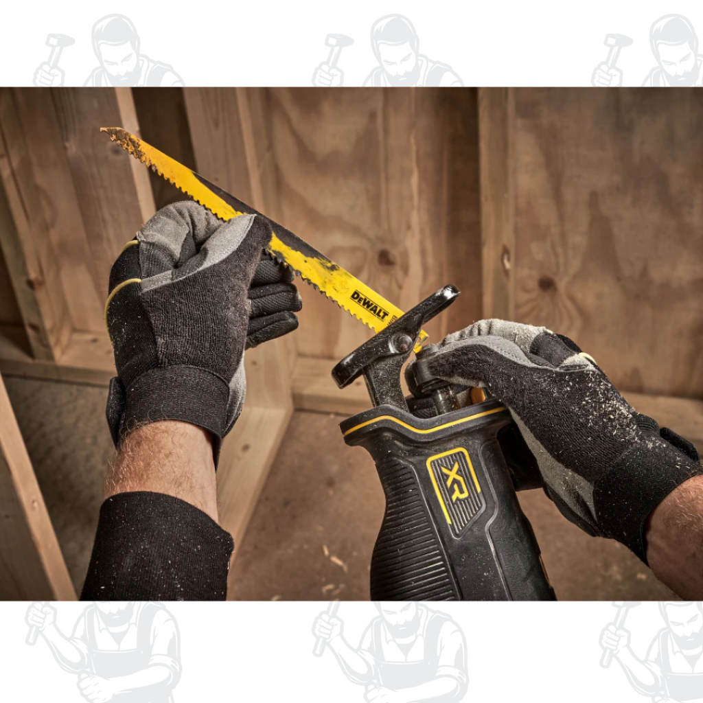 DEWALT รุ่น DCS382N-KR เลื่อยชักไร้สายไร้แปรงถ่าน 18V(20V Max) เฉพาะตัวเครื่องใช้ร่วมกับแบตเตอรี่ 18V(20V Max)ได้ทุกรุ่น ราคา ถูกที่สุด ดีลบีเคเค แกลเลอรีภาพที่ 6
