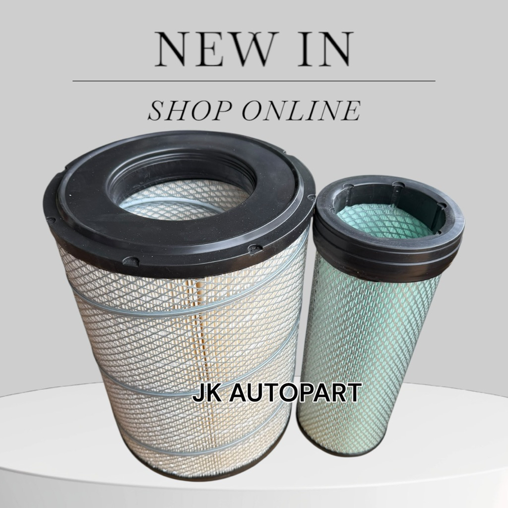 ไส้กรองอากาศ Isuzu Deca300 A-6038-S อีซูซุ เดก้า300,FVZ300,เดก้า245,FVM,FVZ245, 8-98071423-0+8-98071