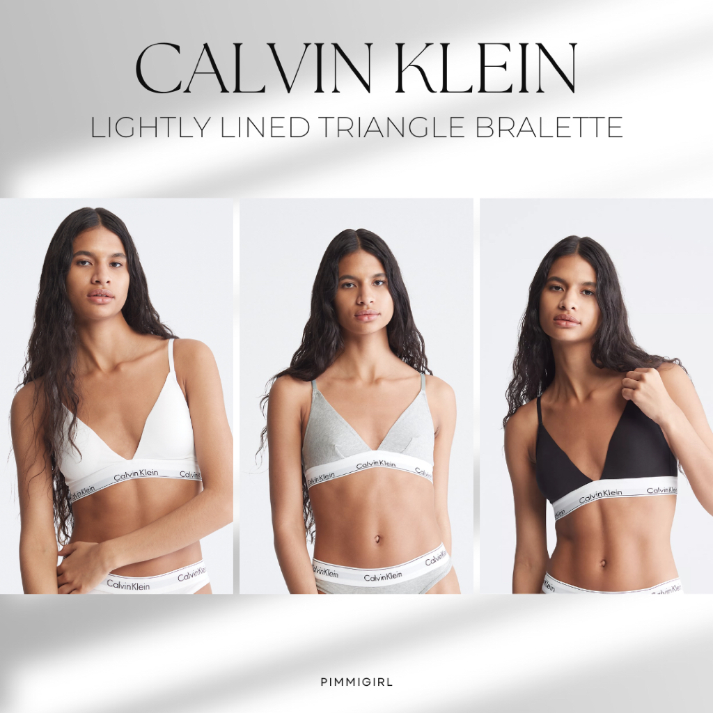 (พร้อมส่ง) เสื้อชั้นใน Calvin Klein Modern Cotton Lightly Lined Triangle Bra