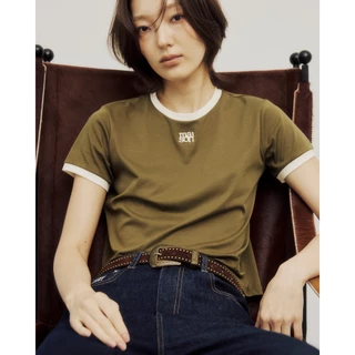 maison KEEPS | The Ringer Dual Logo Tee | เสื้อยืด ปักโลโก้