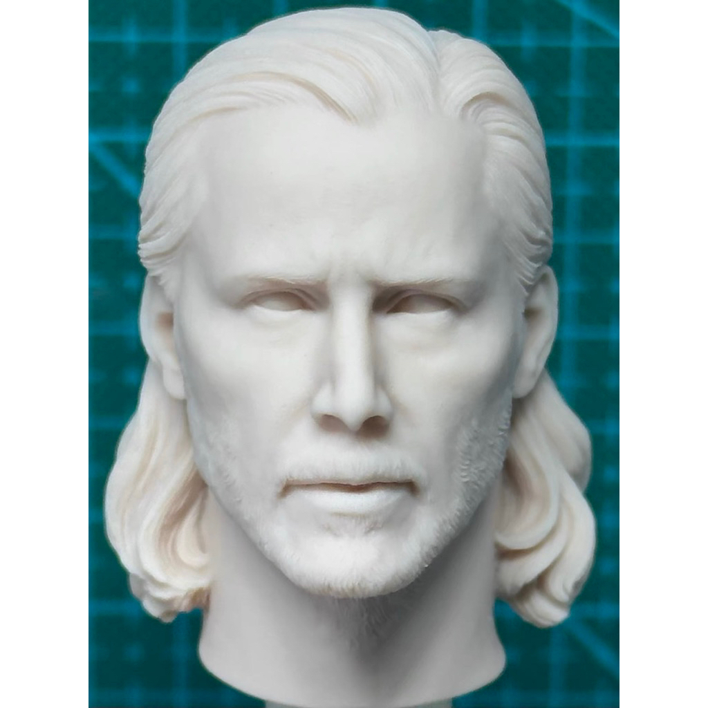 Unpainted head sculpt 1/6 John wick คุณภาพสูง