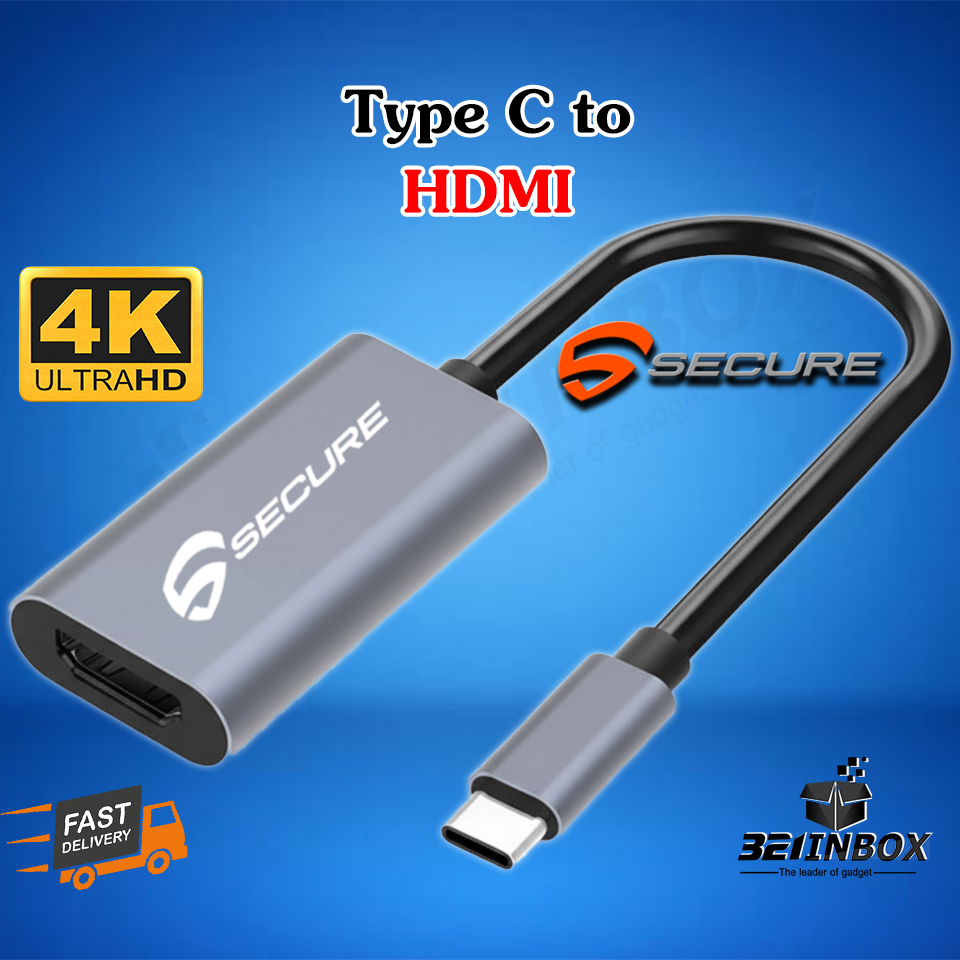 แปลง Type c to HDTV 4K USB C to HDTV พร้อมส่งจากไทย