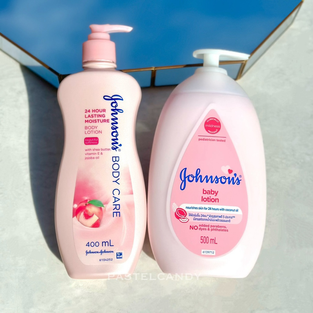 SALE🔥แท้💯% จอห์นสัน เบบี้ โลชั่นเด็ก Baby Lotion บอดี้โลชั่น500ml Johnson Body Care 24Hour Lasting Moisture Lotion 400ml