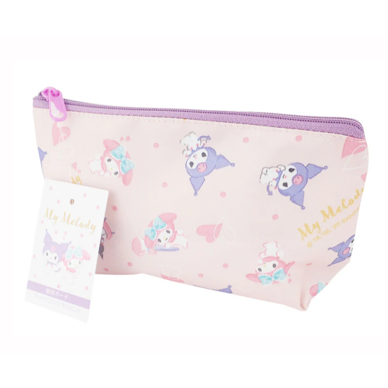 กระเป๋าเครื่องสำอาง My Melody 💕 ถุงซิปทรงเรือ จาก Daiso ลายมายเมโลดี้ สีชมพู พกพาง่าย ใส่ของจุกจิกได