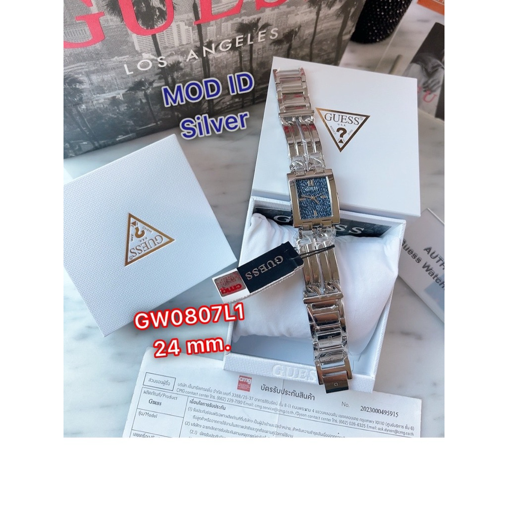 นาฬิกาผู้หญิง Guess GW0807L1 MOD ID SILVER ของแท้CMG