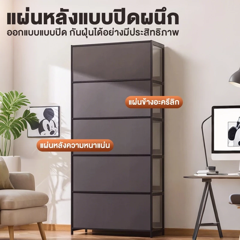 (ประตูตู้สามารถล็อค)ได้ตู้โชว์กระจกใส โปร่งใสทั้งสามด้านทนทาน เก็บได้เยอะ รับน้ำหนักได้ดี ประหยัดพื้นที่ MICI thumbnail 8