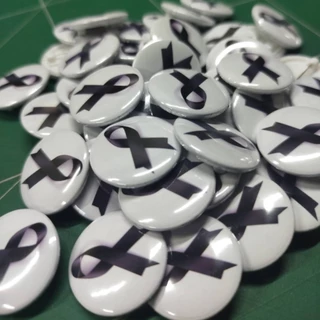 เข็มกลัด ทำเข็มกลัด ใส่รูป โลโก้ Badge Pin ไม่มีขั้นต่ำ! พิมพ์ลายเต็มวง