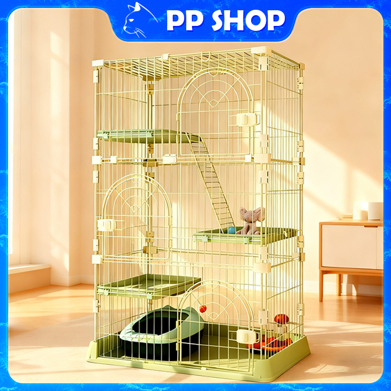 กรงแมว กรงแมวขนาดใหญ่ กรงแมวราคาถูก กรงสุนัข  กรงกระต่าย  พื้นที่หลายระดับ กรงสัตว์เลี้ยง ถอดออกได้