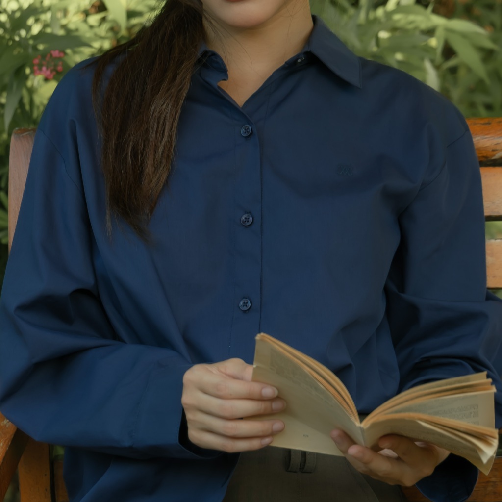 avo เสื้อเชิ้ตทรงเข้ารูปเชิ้ต mapon Slimfit Shirt - รูปที่ 5