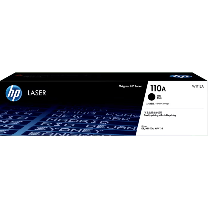Toner HP 110A BK (W1112A) Toner Cartridge สินค้าแท้ ประกันศูนย์ HP