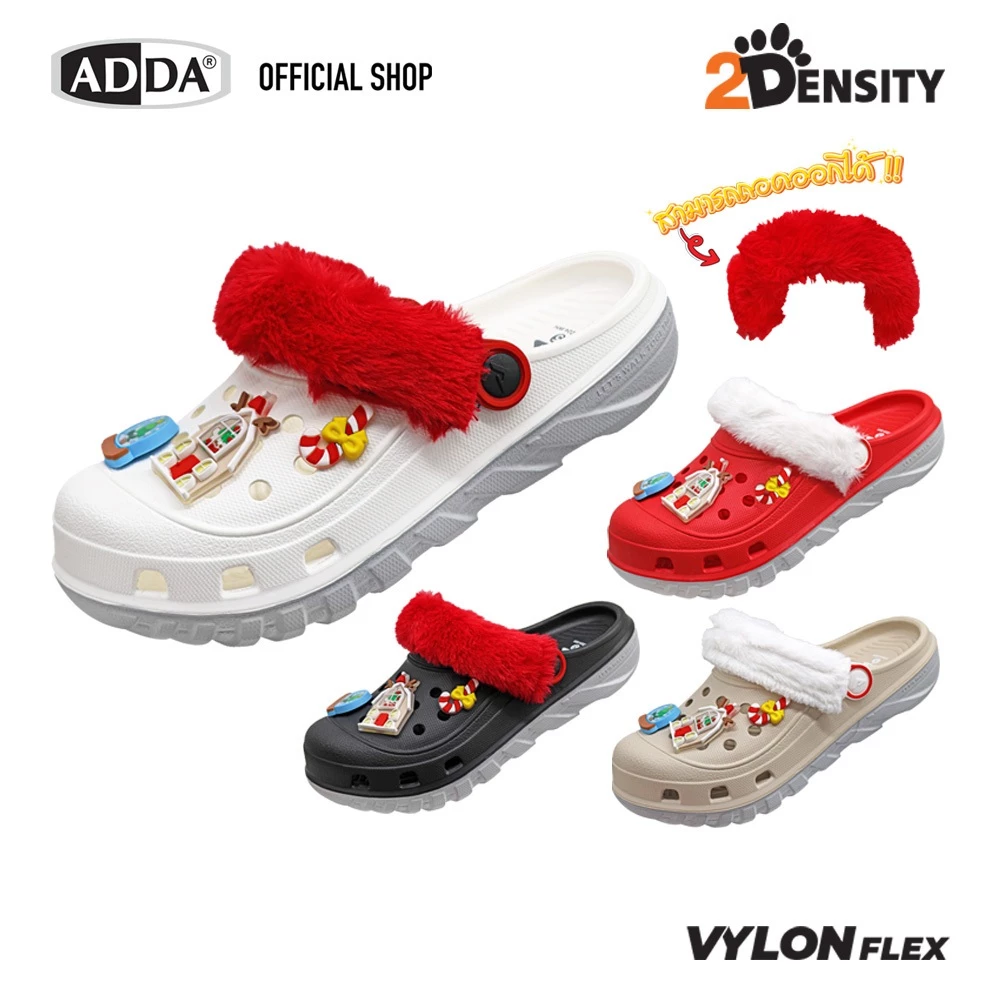 ADDA 2density แบบสวมหัวโต สำหรับผู้หญิง Christmas รุ่น 5TD24WH (ไซส์ 4-7)