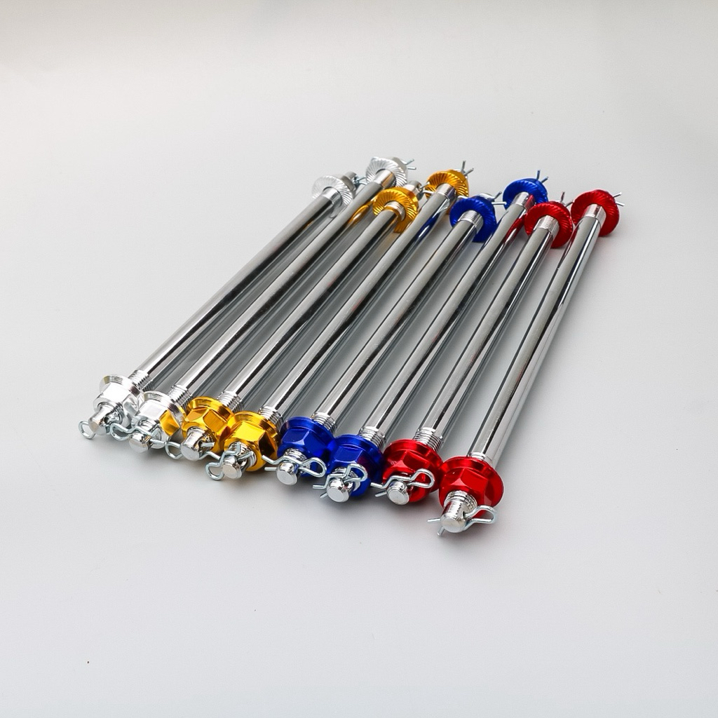แกนล้อหน้า+หลัง(อามเดิม)  4สีให้เลือก เวฟ ดรีม ทุกรุ่น