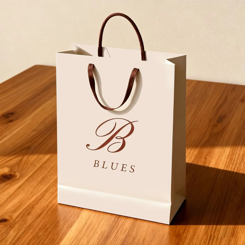B BLUES ถุงกระดาษคุณภาพ ดีไซน์เก๋ พกพาง่าย สำหรับเสื้อผ้าและทุกโอกาส thumbnail 9