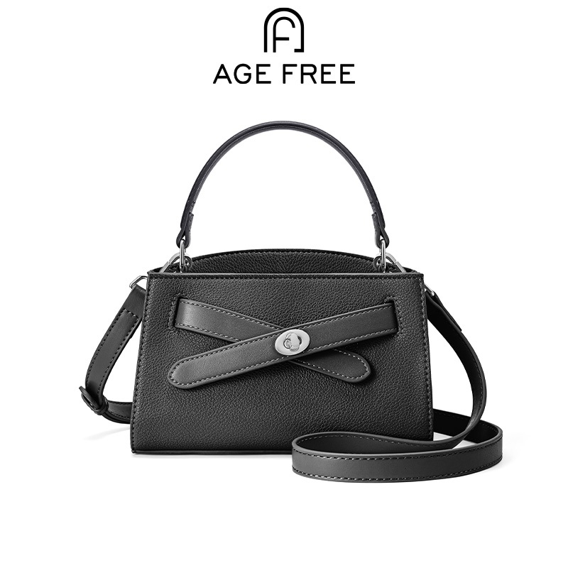 AGE FREE Aubrielle bag กระเป๋าสะพายไหล่ ทรงกล่องจดหมาย สไตล์หรูหราสำหรับผู้หญิง