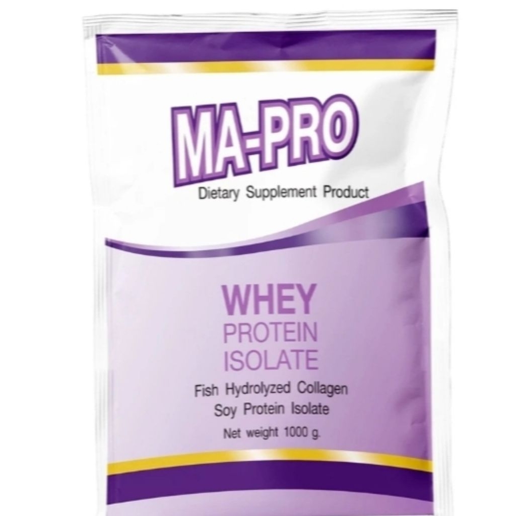 MA-PRO มาโปร 1 kg. ผลิตภัณฑ์เสริมอาหารเวย์โปรตีน