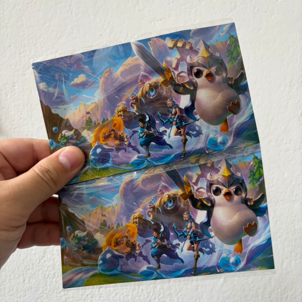 โปสการ์ด สะสมเกม golden spatula