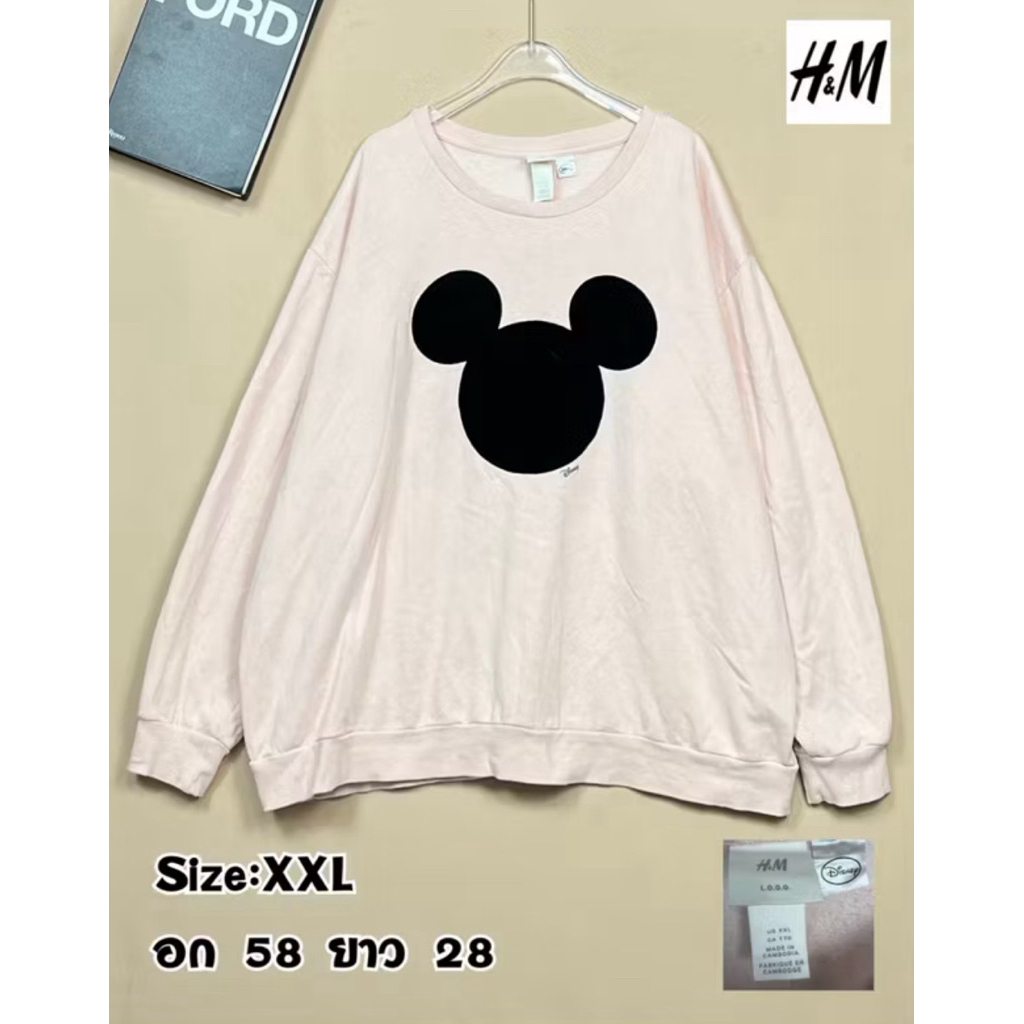 Disney  เสื้อสเวตเตอร์ แบรนด์แท้ มือสอง