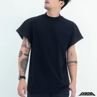 SHWING เสื้อแขนตัด ทรงปีกนก ผ้า No.20 หนานุ่ม Cotton 100% SUPER SHORT SLEEVES