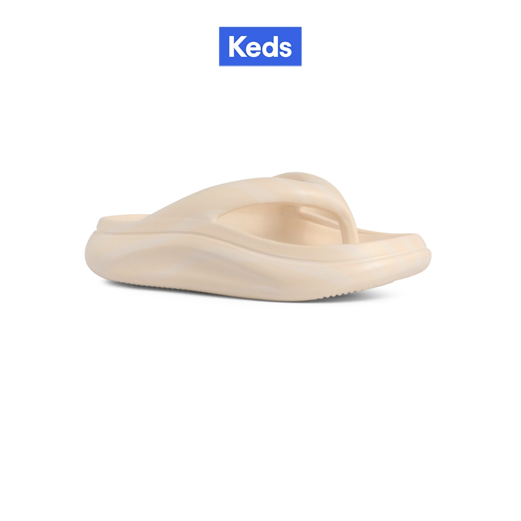KEDS รองเท้าแตะ รุ่น CLOUD STRIPE THONG สีครีม ( F25FWS02002 )
