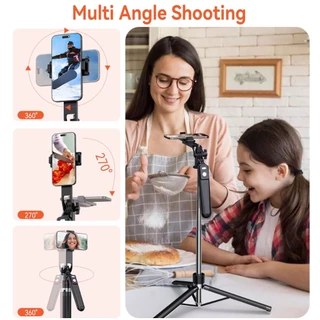 JQVITEK ไม้เซลฟี่ ยืดได้ถึง Selfie Stick 1.7เมตร ขาตั้งกล้องไม้เซลฟี่ไร้สาย มีรีโมทเชื่อมต่อผ่านบลูทูธ 360°หมุนได้ TR13S