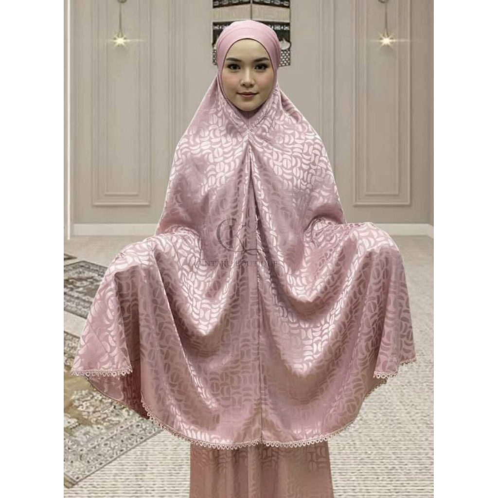 ชุดละหมาดซาติน รุ่น 𝐀𝐢𝐰𝐚 (พร้อมกระเป๋า)🛍️🎀 - รูปที่ 4