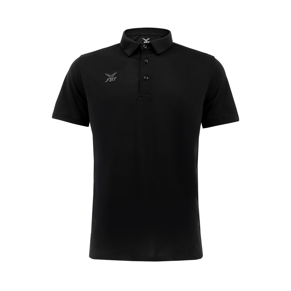 FBT เสื้อโปโลชาย/หญิง (UNISEX) โปโล คอปกสีดำ รหัส M9C525
