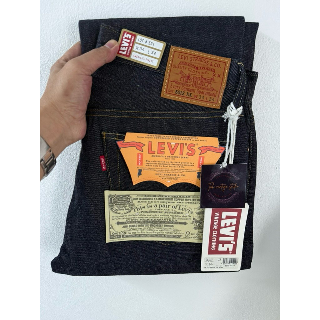 501 Zxx bigE ริมแดง   LVC 1954 Made in Japan , Size 34/34(ขนาดจริงดูตรงรายละเอียดสินค้า)