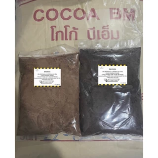(1ถุง) ผงโกโก้แท้บีเอ็ม BM (สีมาตรฐาน)400g เข้มข้น ละลายง่าย ไม่ผสมน้ำตาล ไขมัน10-12%