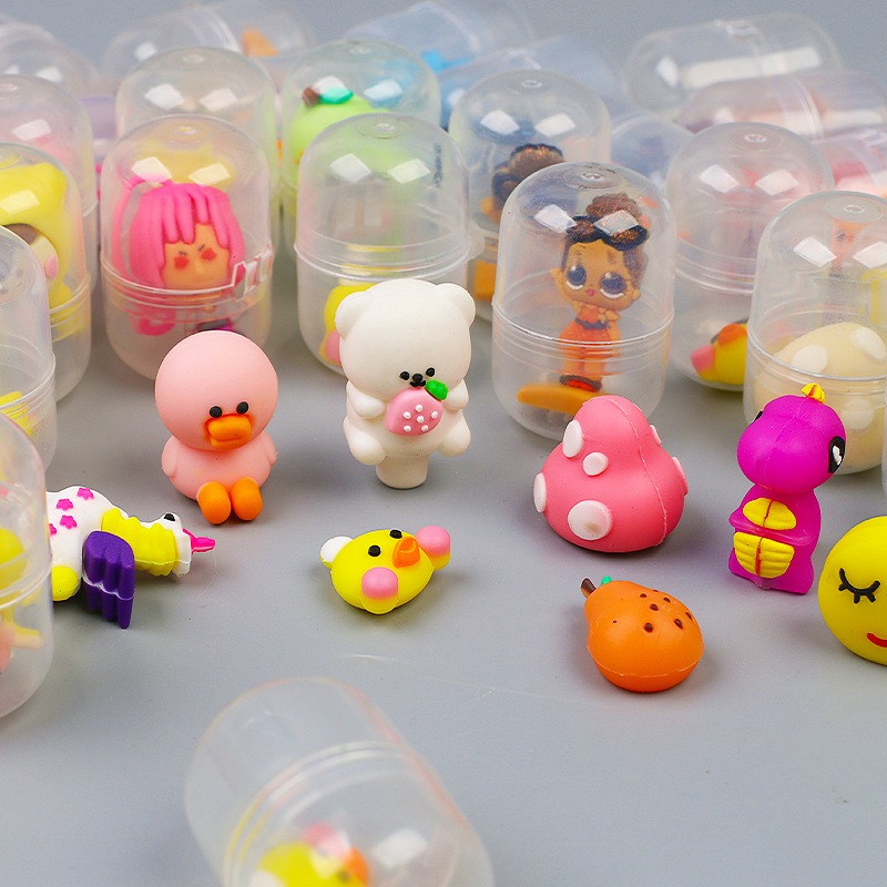 ตุ๊กตาของเล่น ตุ๊กตาสุ่มในกล่อง ตุ๊กตาคละแบบ  กล่อง45มม.ปลายดินสอ Minifigure ตุ๊กตาเสียบปลายดินสอกับเสียบไม่ได้รวมกัน