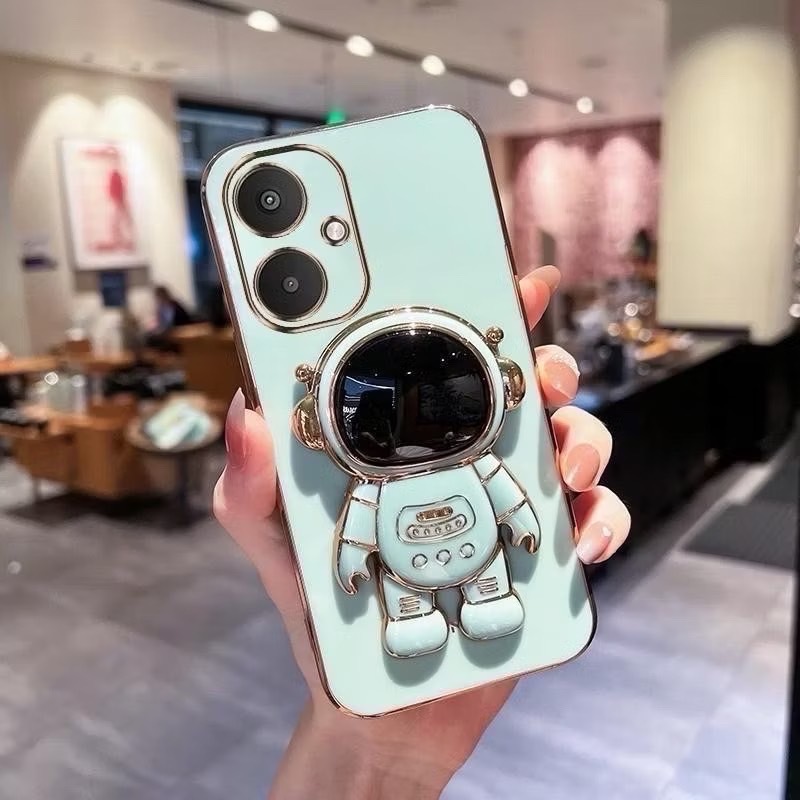 เคส TPU นักบินอวกาศ ตั้งได้ สำหรับ Redmi 15 13C A7Pro A5 A3 POCO C71 C65 C81Pro เคสฝาหลัง กันกระแทก นิ่ม สวยน่ารัก